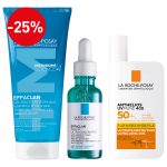 La Roche Posay EFFACLAR Protokol za odraslu kožu sklonu aknama i nepravilnostima (čišćenje, njega, zaštita od sunca)