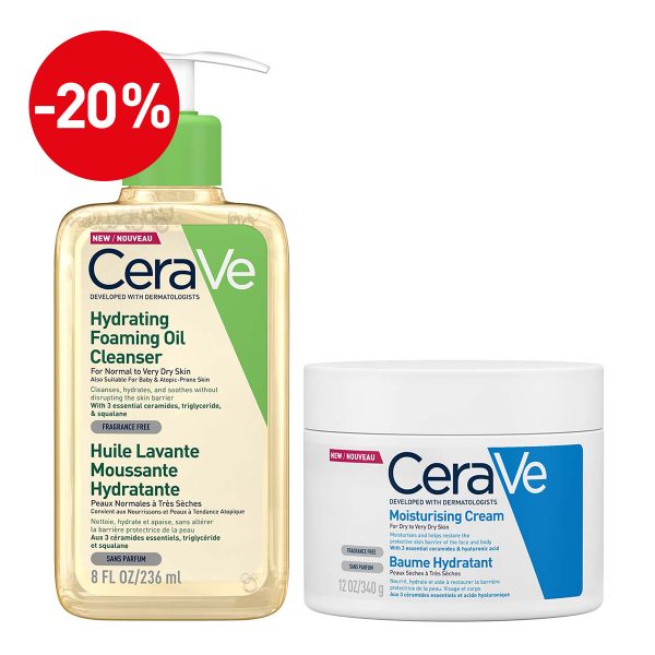 CeraVe Dnevni protokol za vrlo suhu kožu tijela sklonu atopiji (čišćenje i njega)