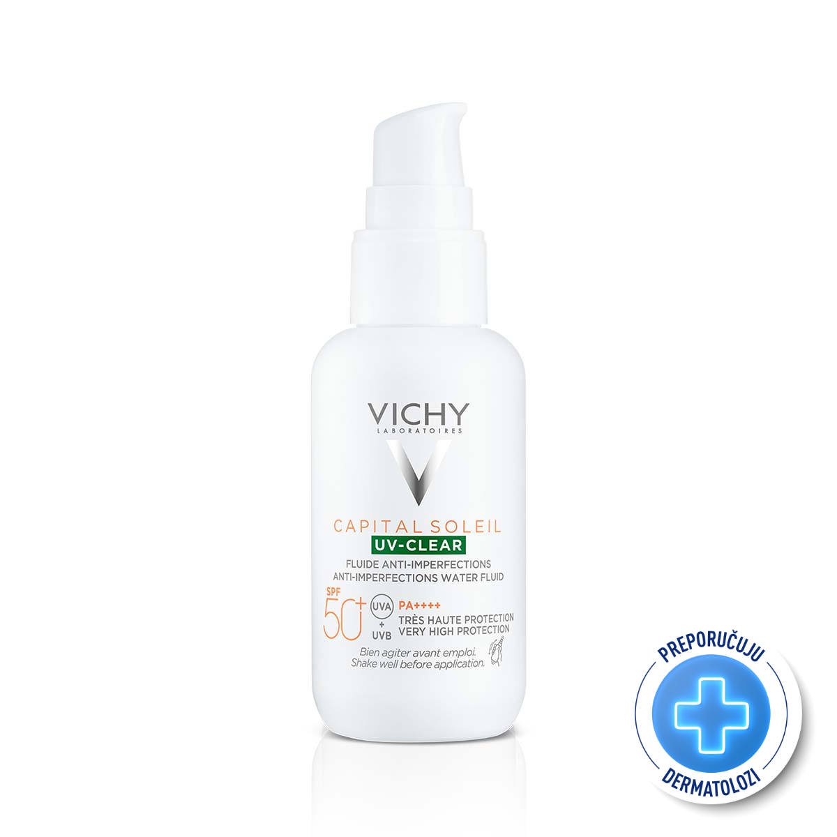 3337875837149_1.jpg VICHY CAPITAL SOLEIL UV-CLEAR Fluid za zaštitu od sunca protiv nepravilnosti SPF50+, 40 ml - Image 1