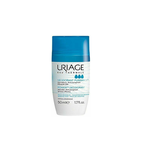 Uriage Deodorant 3 Aktiv Roll On 50ml