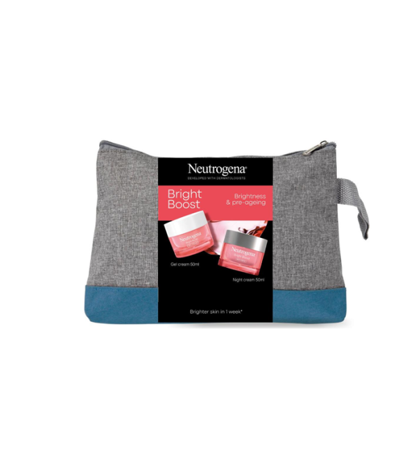 NEUTROGENA Bright Boost set + toaletna torbica na dar