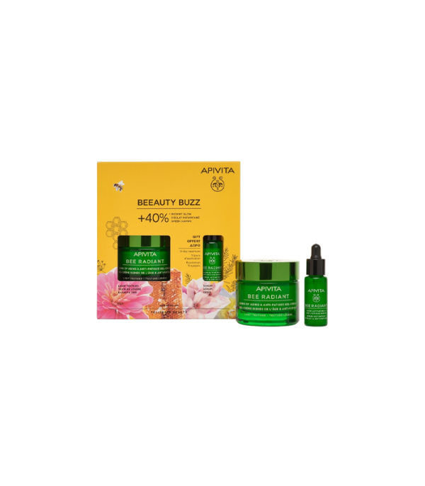 Apivita Bee Radiant set Bogata krema 50 ml + GRATIS serum 10 ml