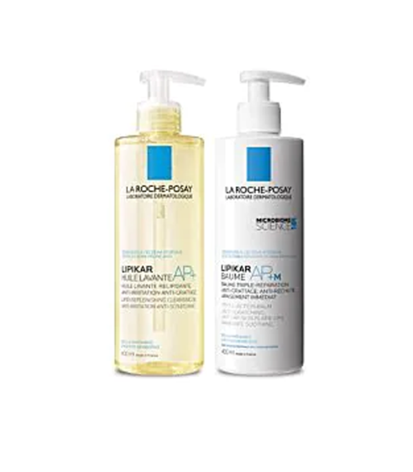 La Roche Posay  LIPIKAR AP+M +LIPIKAR CLEANSING OIL AP+