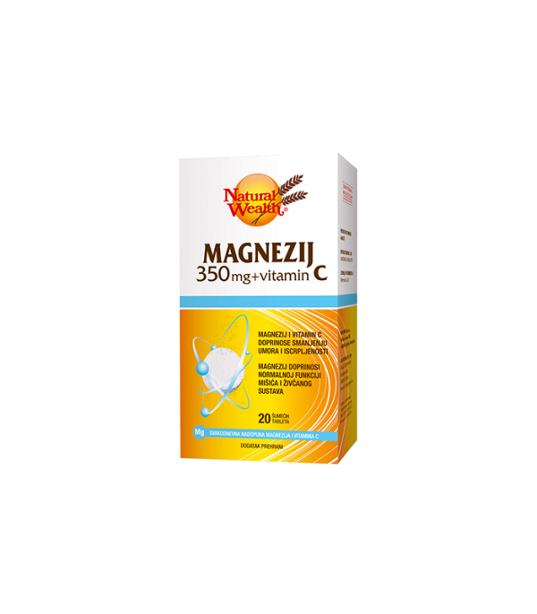 N.W. MAGNEZIJ 350 MG + VITAMIN C ŠUMEĆE