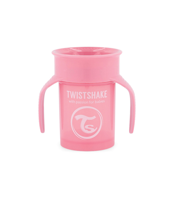 Twistshake 360 Cup Pastel Roza