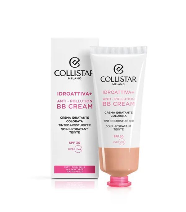 COLLISTAR IDROATTIVA+ ANTIPOLUTION BB CREAM TINTED MOISTURIZER SPF 30 DEEP medium 50ML