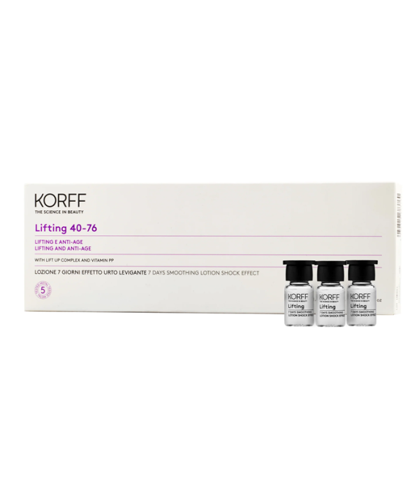 KORFF LIFTING 40-76 7 DAYS SMOOTHING LOTION SHOCK EFFECT 7x2ml