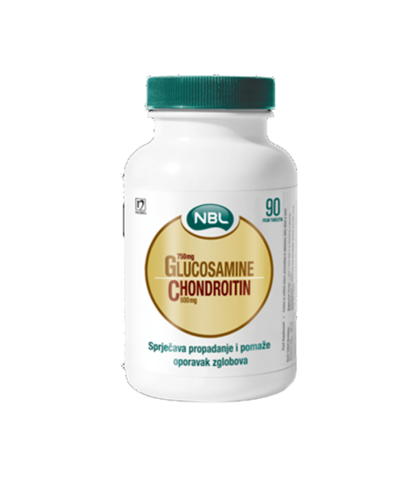 NBL GLUCOSAMIN CHONDROITIN  90 film tableta