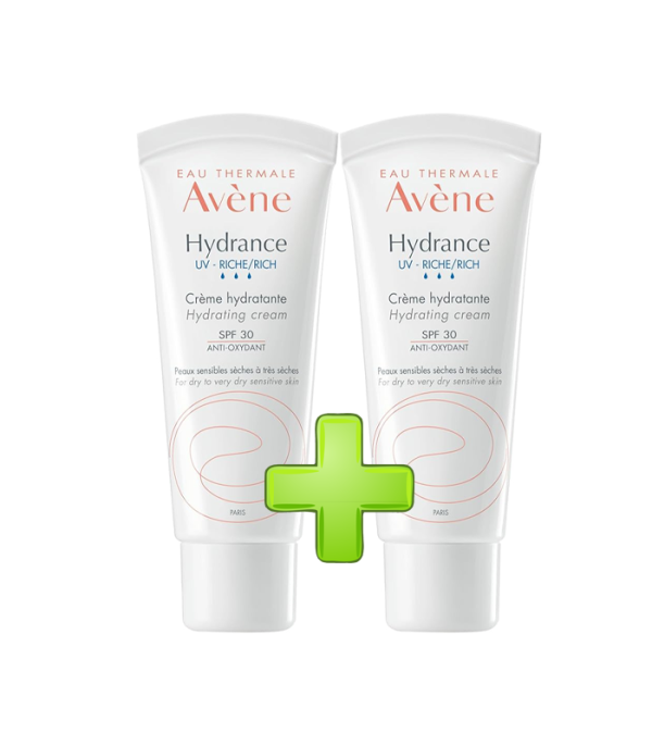 Avène promo hydrance uv Rich 1+1