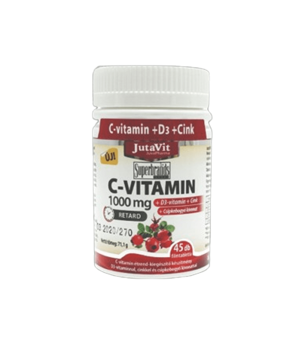 JUTAVIT vitamin C 1000mg + D + Zn A45