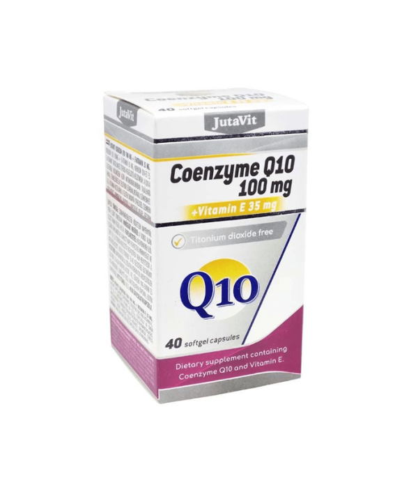 JutaVit koenzim Q10 (100mg) + vitamin E (35mg) 40 kapsula