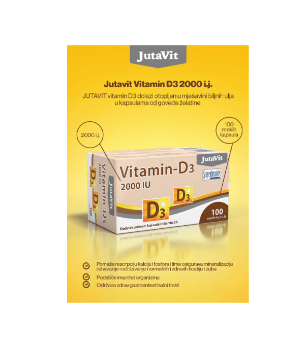 Jutavit Vitamin D3 2000 IU