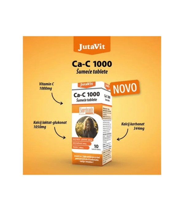 Jutavit Ca C 1000 šumeće tablete A10