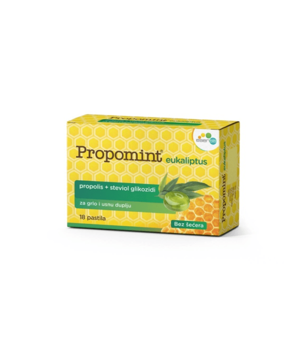 Propomint eukaliptus 18 pastila bez šećera