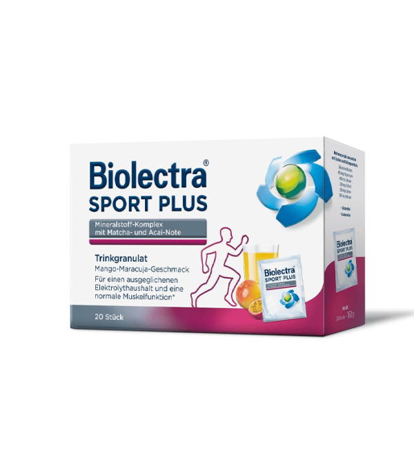 BIOLECTRA® SPORT PLUS ŠUMEĆE GRANULE 20 vrećica