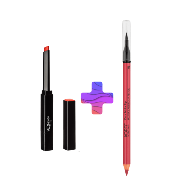 Korff Mat Lipstick + Korff Lip Pencil