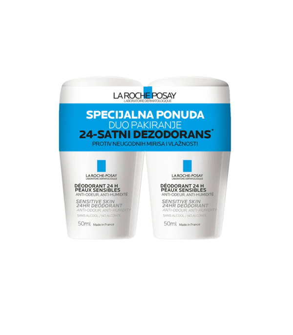 LA ROCHE POSAY DEODORANT  24H BEZ NEUGODNIH MIRISA DUO PACK