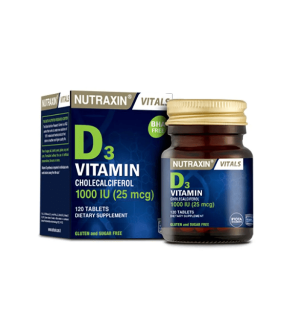 Nutraxin vitamin D3 1000IU 120 tableta