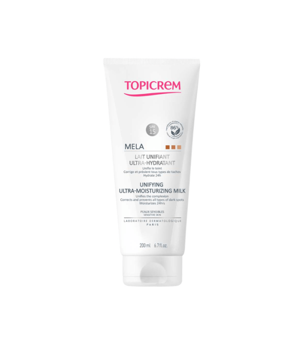 TOPICREM MELA UNIFYING ULTRA VLAZNO MLIJEKO spf 15 200ml