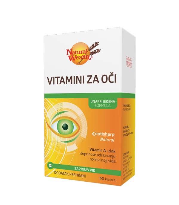 Natural Wealth Vitamini za oči 60-kapsula