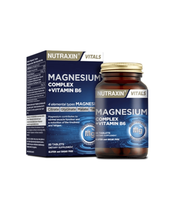 NUTRAXIN MAGNEZIJ KOMPLEKS + VITAMIN B6 A 60 TABLETA
