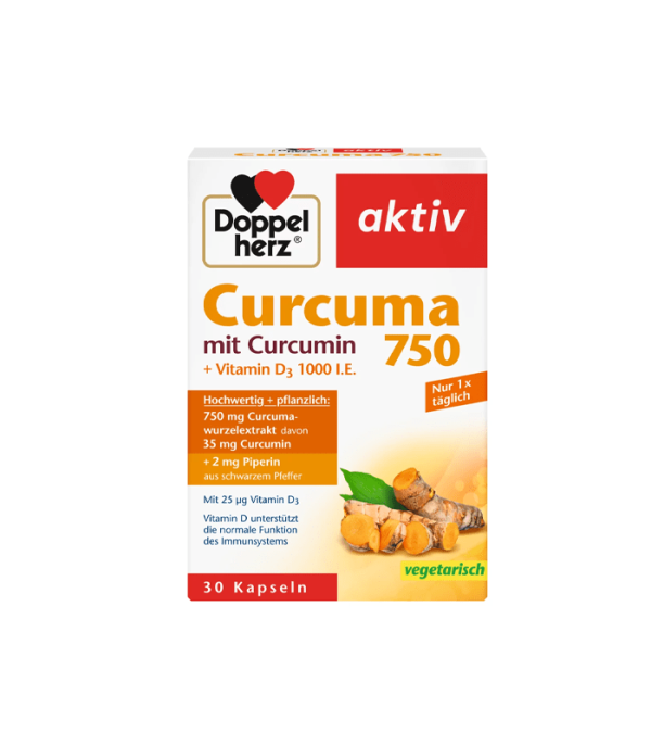 Doppel Herz Kurkuma sa kurkuminom i vitaminom D3 a30