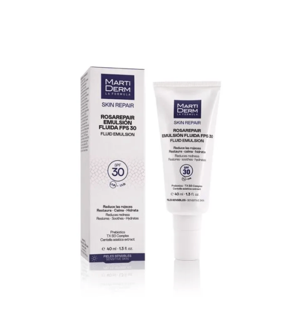 MartiDerm Rosarepair Emulsion Fluid SPF30