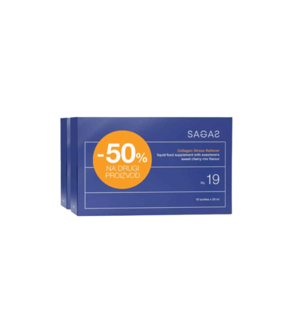 Sagas PROMO Collagen Rc 19 Stress Reliever (-50% na drugi proizvod)