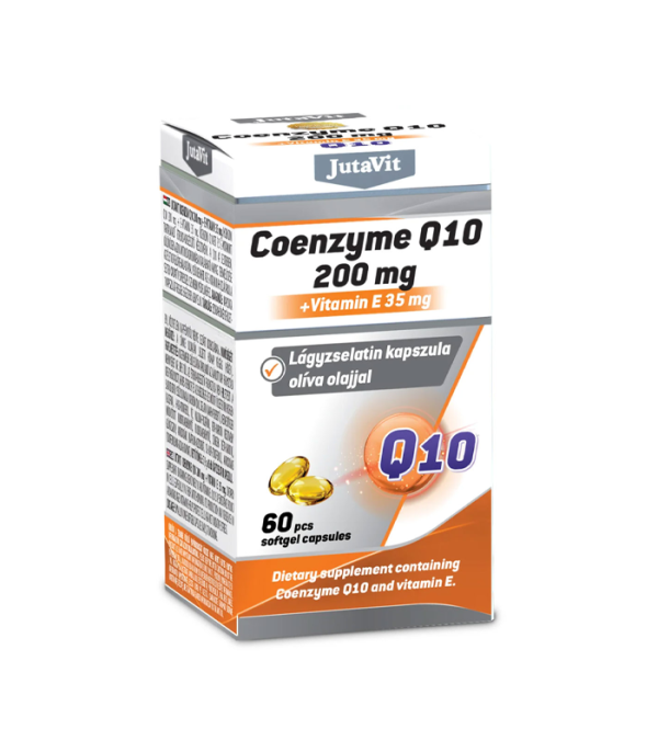Jutavit Koenzim Q10 200mg + Vitamin E