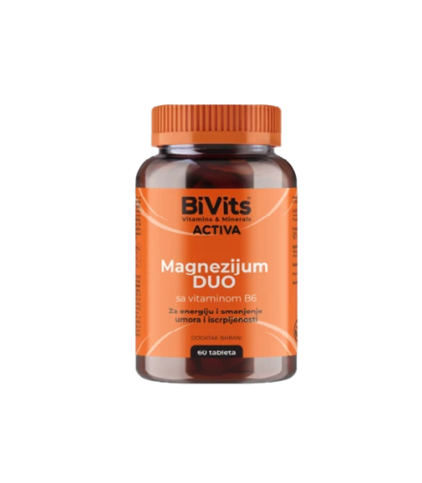 Bivits Activa Magnezijum duo sa Vitaminom B6 tablete A60